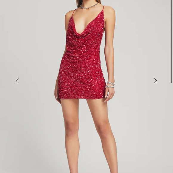 Retrofete Dresses & Skirts - Retrofete Dazzling Fuchsia Mini Dress